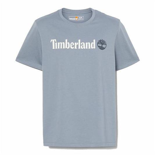 Men’s Short Sleeve T-Shirt Timberland Kennebec River Linear Logo-0