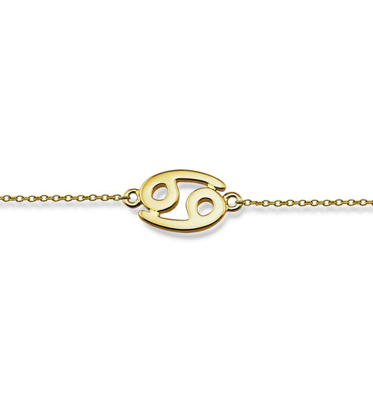 Kreeft Armband Gold-Plated Zodiac ZB007G Jwls4u-0