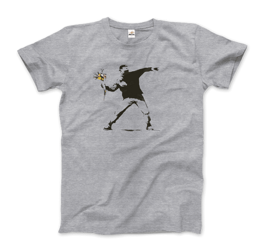 Banksy Flower Thrower Artwork T-Shirt