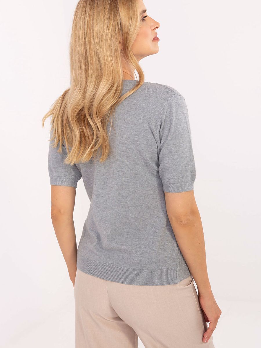 Short sleeve sweater model 216767 Factory Price-2